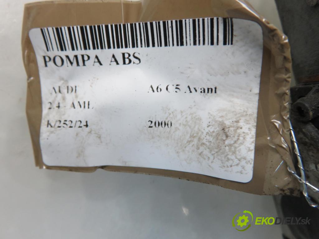 AUDI A6 Avant (4B5, C5) KOMBI 2000 121,00 2.4 - AML 2393,00 Pumpa ABS 0273004574 (Pumpy ABS)