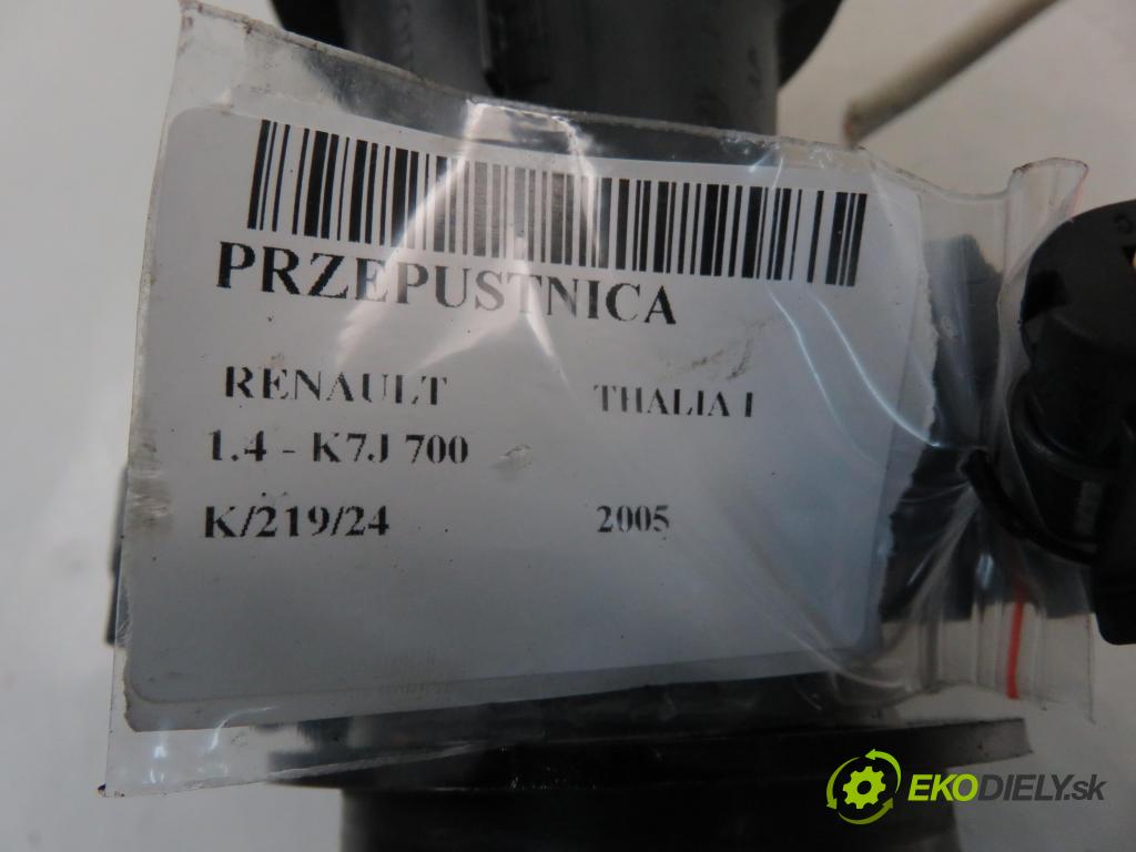 RENAULT THALIA I (LB0/1/2_) SEDAN 2005 55,00 1.4 - K7J 700 1390,00 Škrtiaca klapka 7700273699F ; 97089100 (Škrtiace klapky)