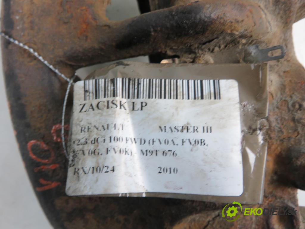 RENAULT MASTER III Skrzynia (FV) FURGON 2010 74,00 2.3 dCi 100 FWD - M9T 676 2298,00 Brzdič strmeň LP