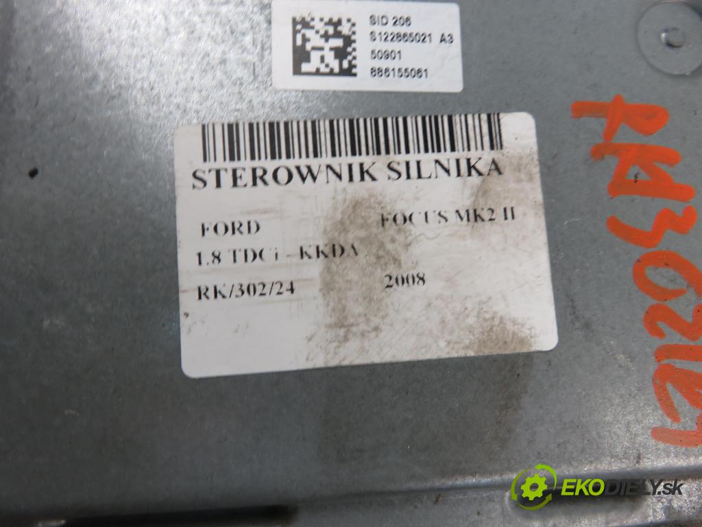 FORD FOCUS II (DA_, HCP) HB 2008 85,00 1.8 TDCi 115 - KKDA 1753,00 Riadiaca jednotka Motor 7M5112A650BCB ; 5WS40778BT