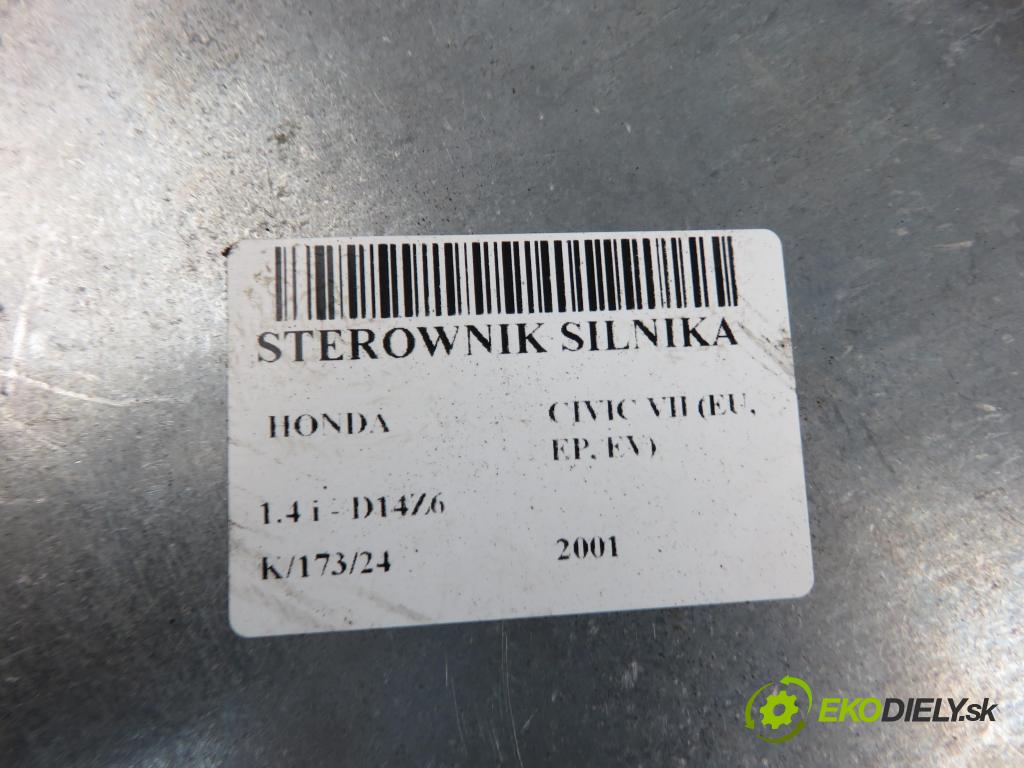 HONDA CIVIC VII Hatchback (EU, EP, EV) HB 2001 55,00 1.4 i 75 - D14Z6 1396,00 Riadiaca jednotka Motor 37820PMAG21 ; 7148671212