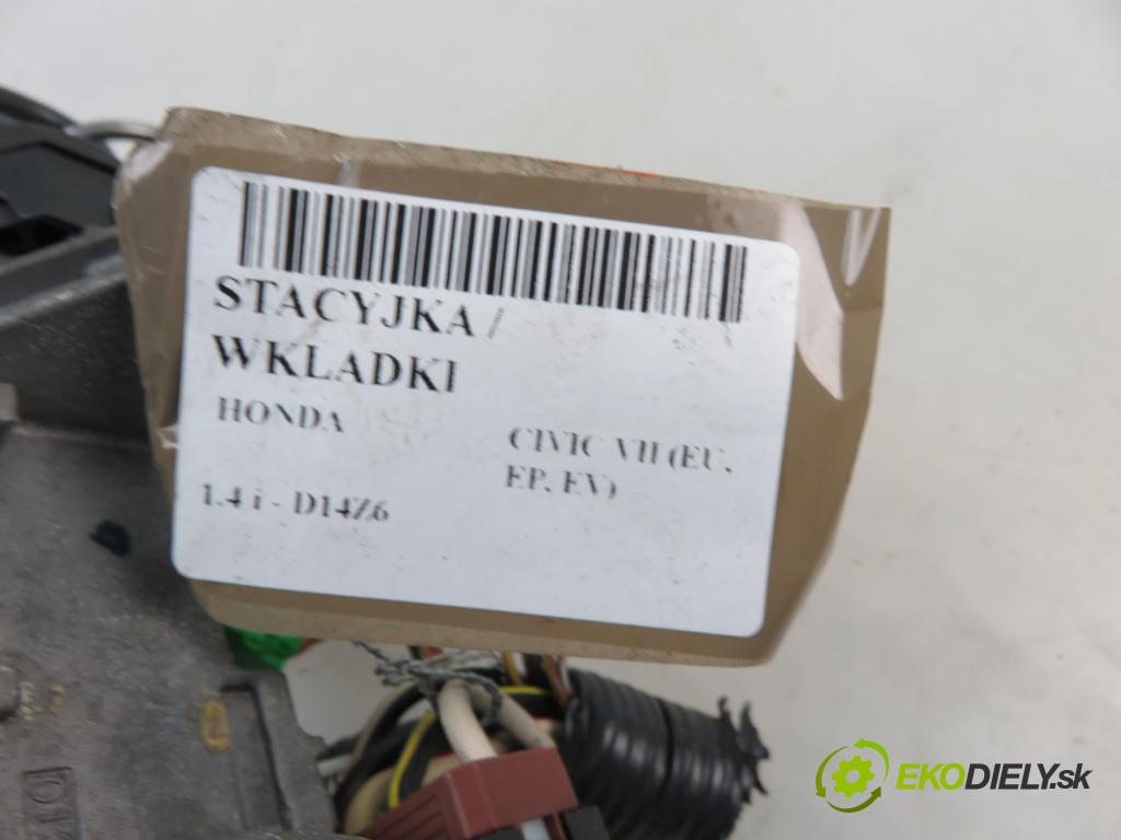 HONDA CIVIC VII Hatchback (EU, EP, EV) HB 2001 55,00 1.4 i 75 - D14Z6 1396,00 spinačka 39730S5A (Spínacie skrinky a kľúče)