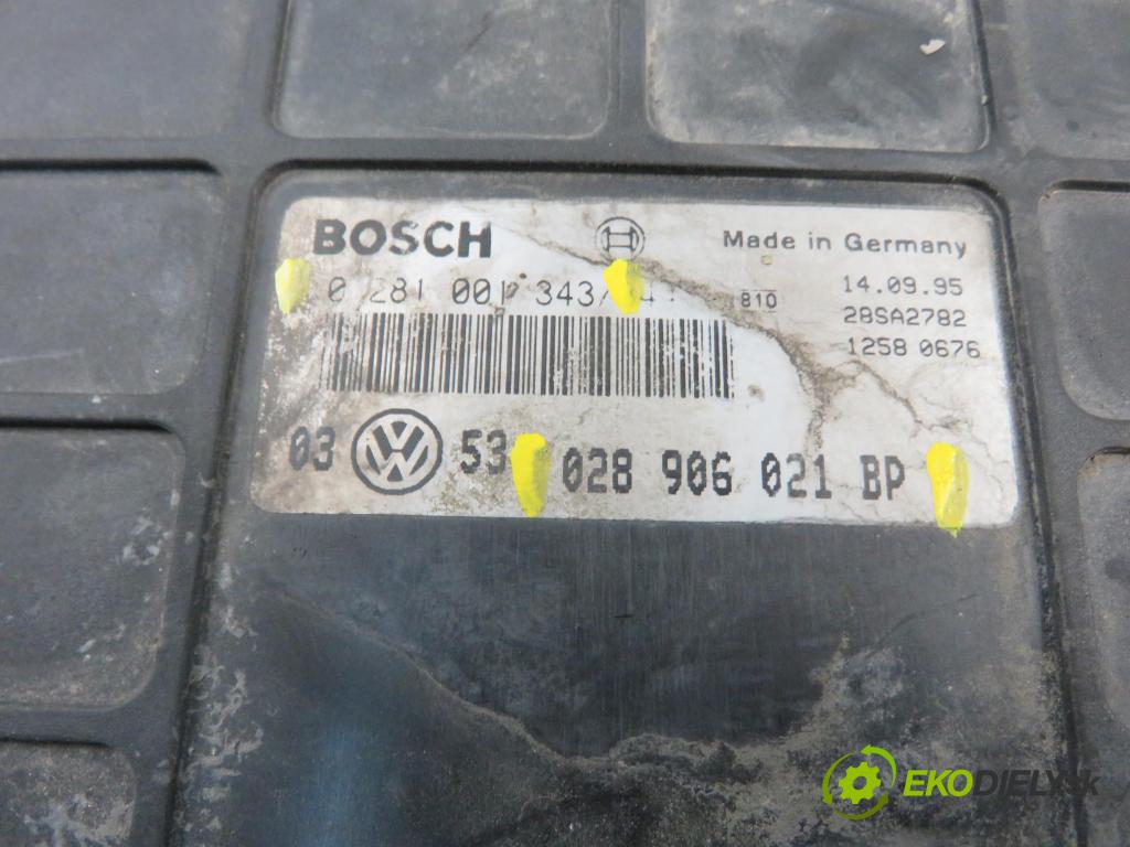 VW GOLF III (1H1) HB 1996 47,00 1.9 SDI - AEY 1896,00 Riadiaca jednotka Motor 028906021BP ; 0281001343