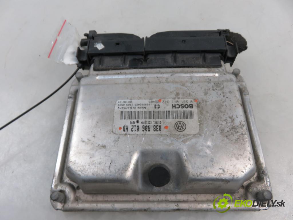 SEAT TOLEDO II (1M2) SEDAN 2003 81,00 1.9 TDI - ASV 1896,00 Riadiaca jednotka Motor 038906012HD ; 0281011312