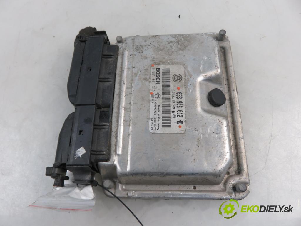 SEAT TOLEDO II (1M2) SEDAN 2003 81,00 1.9 TDI - ASV 1896,00 Riadiaca jednotka Motor 038906012HD ; 0281011312