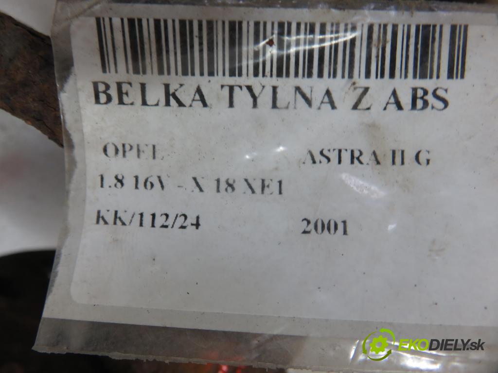 OPEL ASTRA G coupe (F07_) COUPE 2001 85,00 1.8 16V - X 18 XE1 1796,00 výztuha zadní část ABS