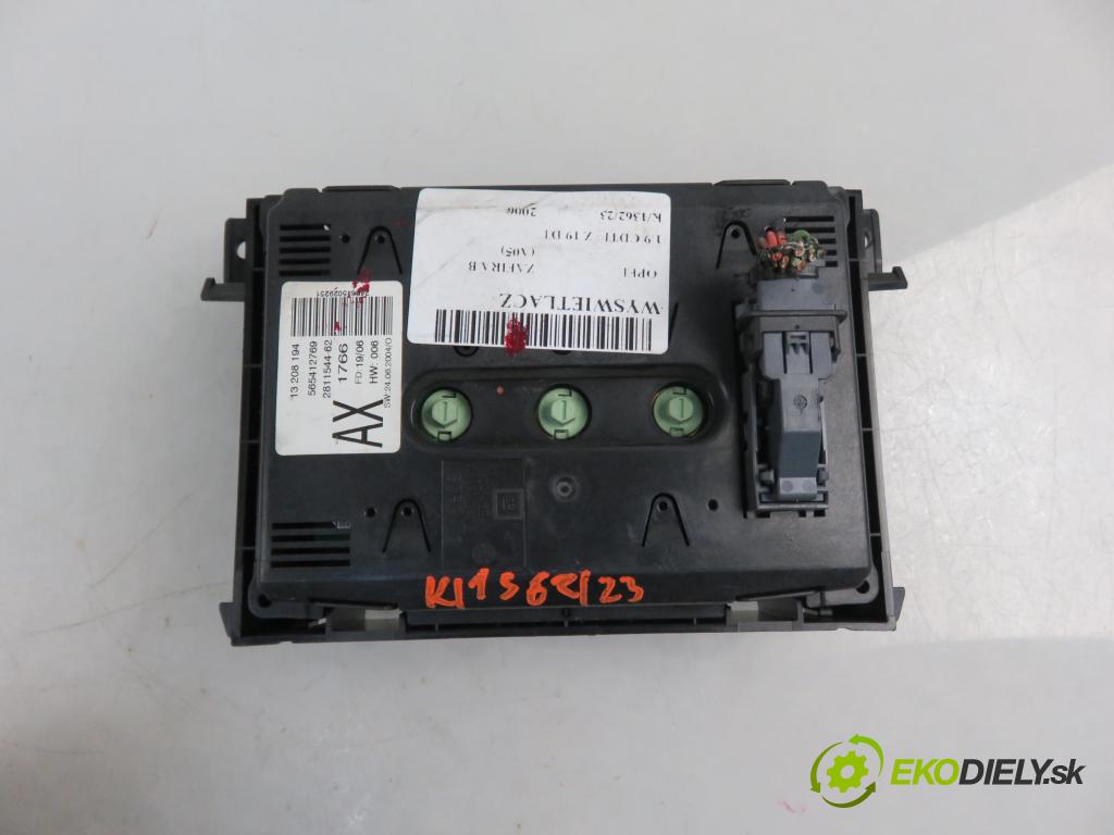 OPEL ZAFIRA B (A05) VAN 2006 88,00 1.9 CDTI 8V 120 - Z 19 DT 1910,00 RADIO CD 13190856 ; 13208194