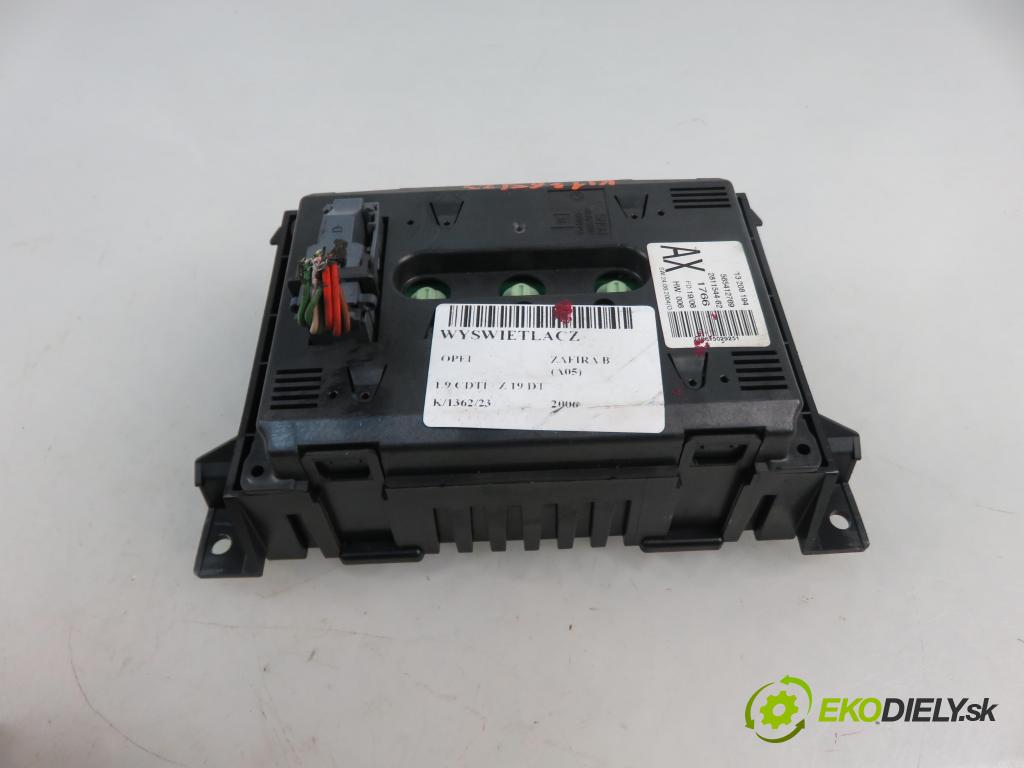 OPEL ZAFIRA B (A05) VAN 2006 88,00 1.9 CDTI 8V 120 - Z 19 DT 1910,00 RADIO CD 13190856 ; 13208194
