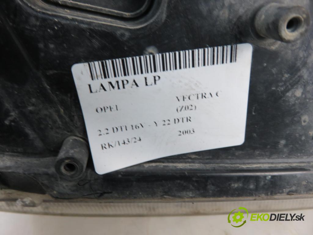 OPEL VECTRA C (Z02) LIFTBACK 2003 92,00 2.2 DTI 16V 125 - Y 22 DTR 2172,00 Svetlo LP