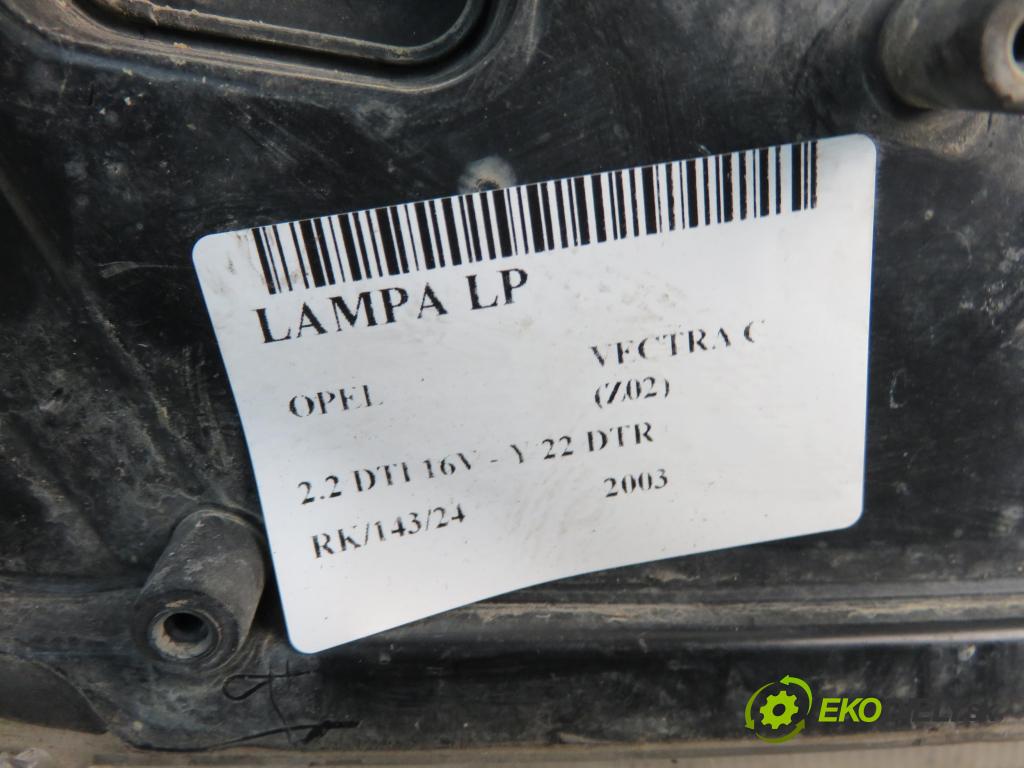 OPEL VECTRA C (Z02) LIFTBACK 2003 92,00 2.2 DTI 16V 125 - Y 22 DTR 2172,00 Svetlo LP