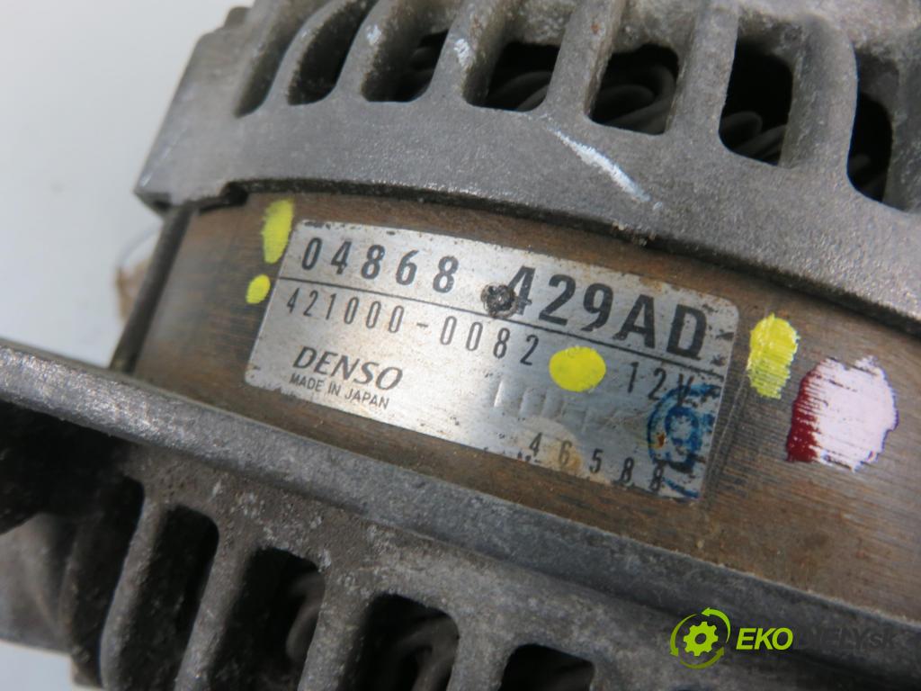 CHRYSLER VOYAGER IV (RG, RS) MINIVAN 2003 105,00 2.5 CRD 143 - ENJ 2499,00 Alternátor 04868429AD ; 4210000082 (Alternátory)