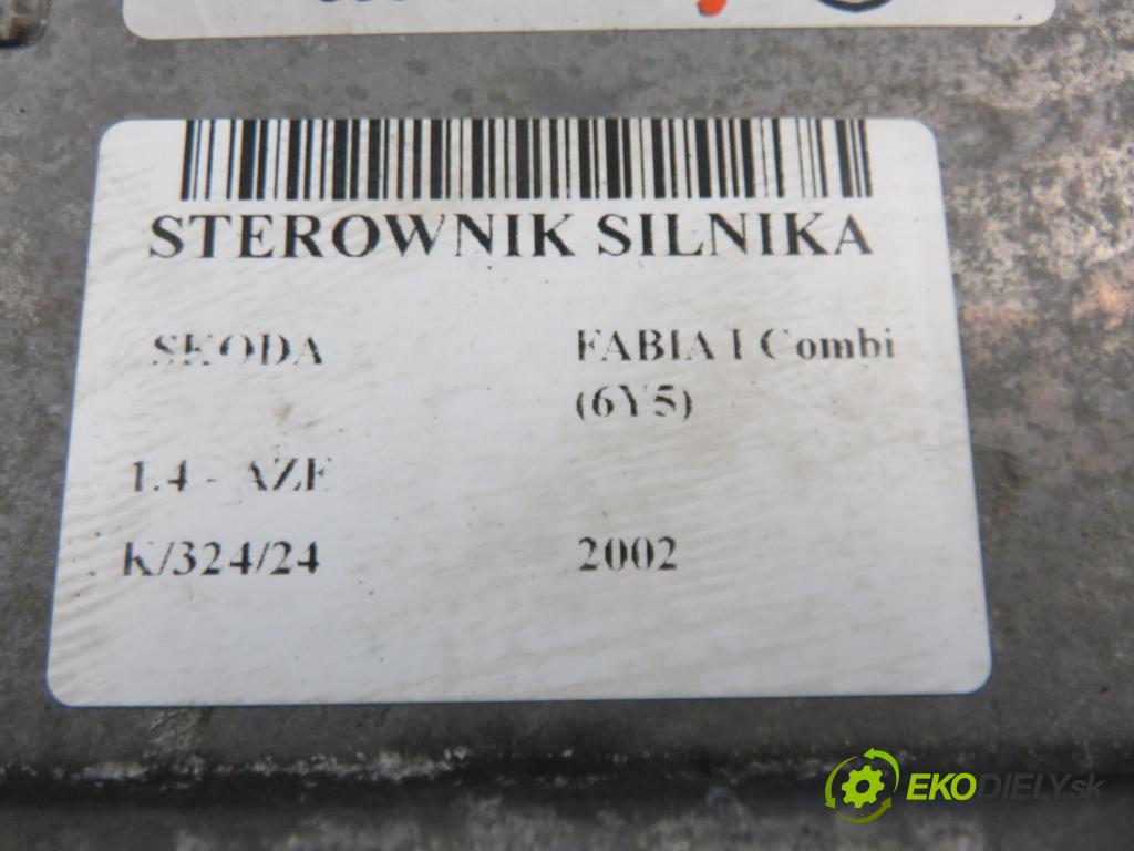 SKODA FABIA I Combi (6Y5) KOMBI 2002 44,00 1.4 - AZE 1397,00 Riadiaca jednotka Motor 047906033 ; 5WP4420410