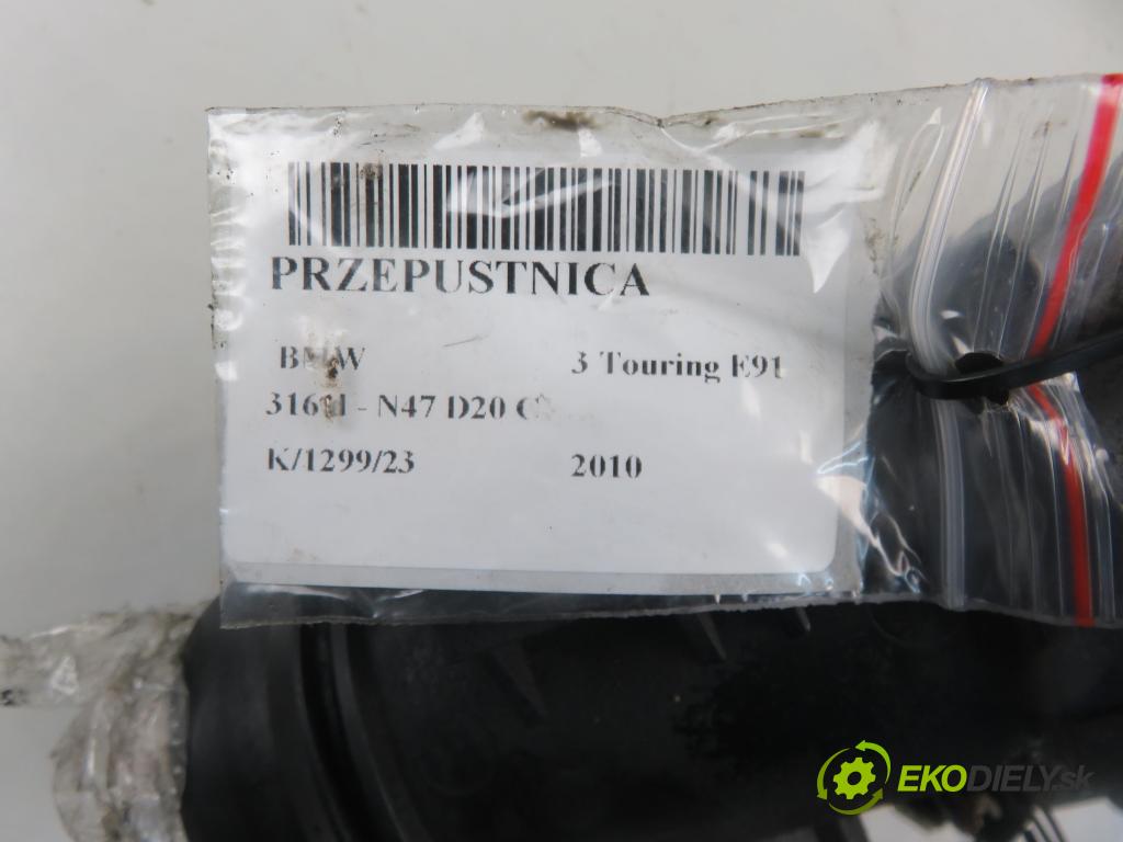 BMW 3 Touring (E91) KOMBI 2010 85,00 316 d 116 - N47 D20 C 1995,00 Škrtiaca klapka 10378517 ; 8506359 (Škrtiace klapky)