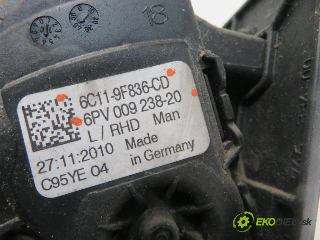 FORD TRANSIT Furgon (FA_ _) FURGON 2011 63,00 2.2 TDCi - P8FA 2198,00 Potenciometer plynového pedálu 6C119F836CD ; 6PV00923820 (Pedále)