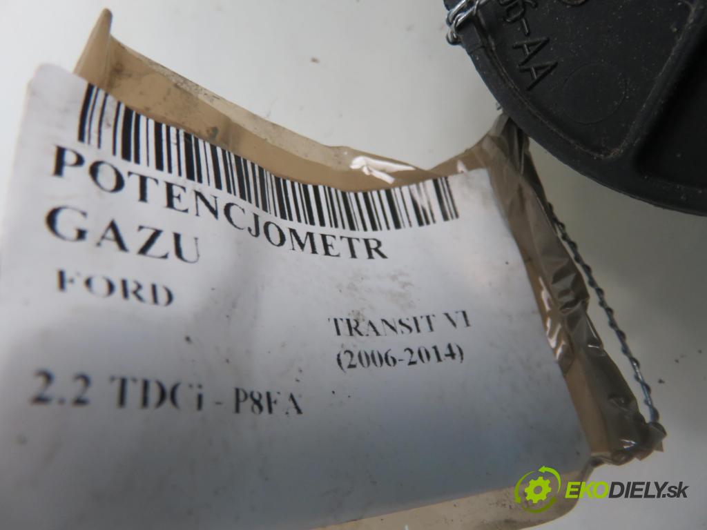 FORD TRANSIT Furgon (FA_ _) FURGON 2011 63,00 2.2 TDCi - P8FA 2198,00 Potenciometer plynového pedálu 6C119F836CD ; 6PV00923820 (Pedále)