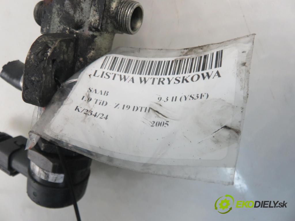 SAAB 9-3 (YS3F) SEDAN 2005 110,00 1.9 TiD - Z 19 DTH 1910,00 Lišta vstrekovacia 0445214057 ; 0281002507  (Vstrekovacie lišty)