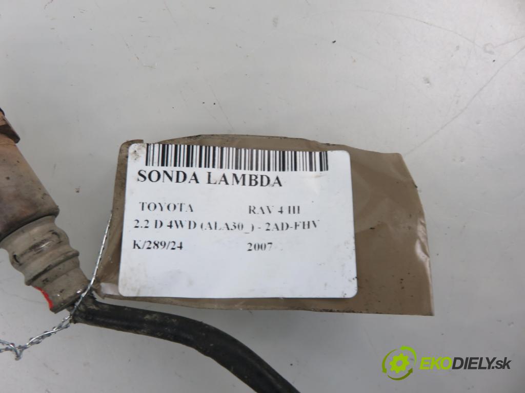 TOYOTA RAV 4 III (_A3_) SUV 2007 130,00 2.2 D 4WD 177 - 2AD-FHV 2231,00 sonda lambda 8946742070 (Lambda sondy)