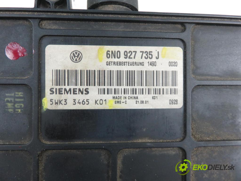 VW LUPO (6X1, 6E1) HB 2001 45,00 1.2 TDI 3L - AYZ 1191,00 Riadiaca jednotka prevodovky 6N0927735J ; 5WK33465K01