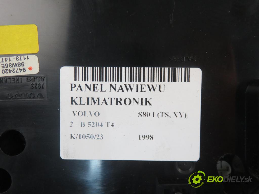 VOLVO S80 I (TS, XY) SEDAN 1998 120,00 2 - B 5204 T4 1984,00 Panel kúrenia KLIMATRONIK 9472420
