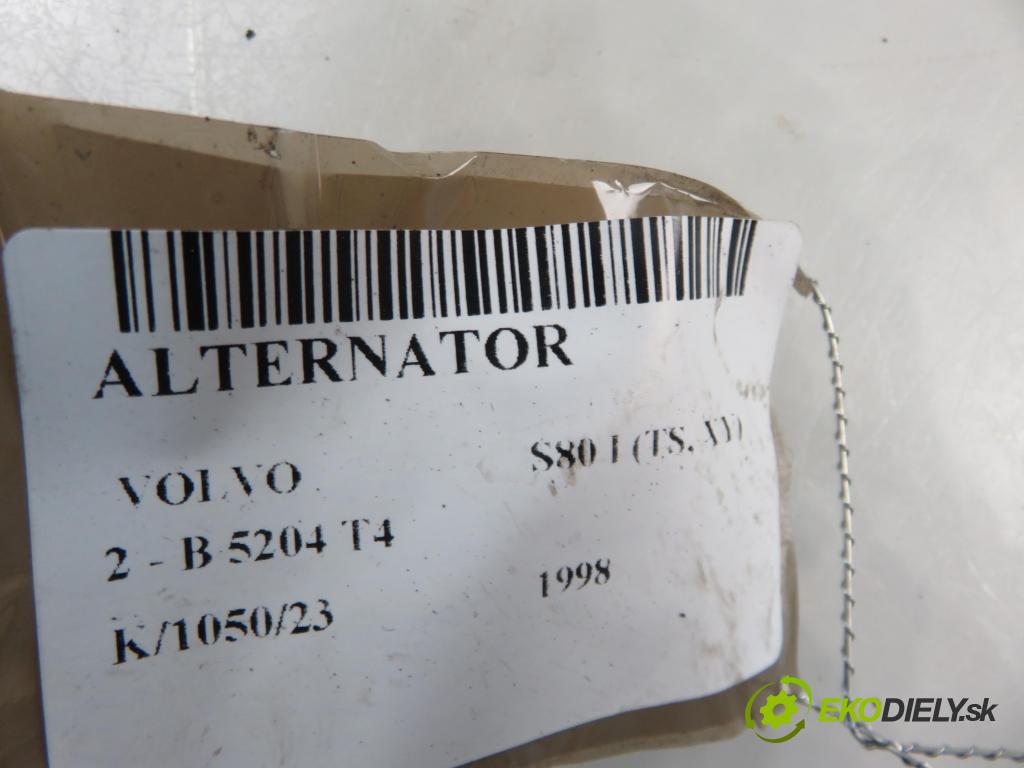 VOLVO S80 I (TS, XY) SEDAN 1998 120,00 2 - B 5204 T4 1984,00 Alternátor DRB2840 (Alternátory)