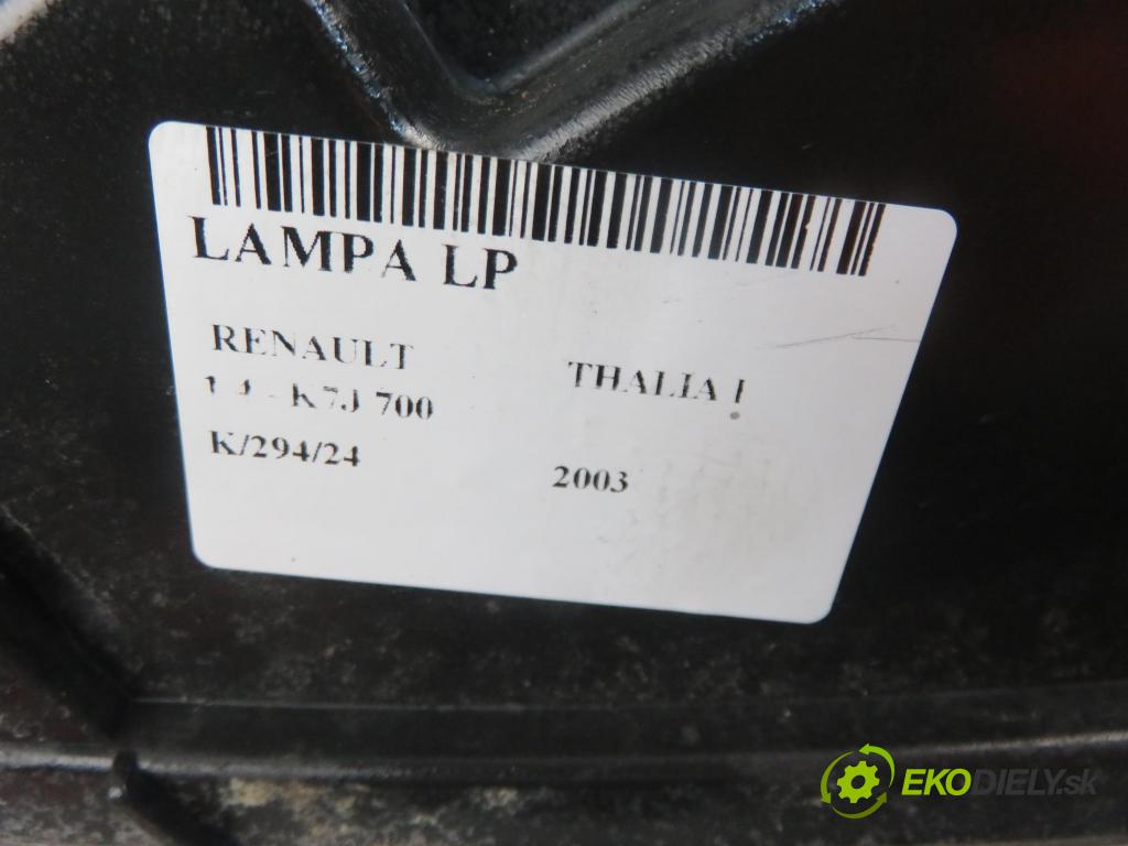 RENAULT THALIA I (LB0/1/2_) SEDAN 2003 55,00 1.4 - K7J 700 1390,00 Svetlo LP 8200228791