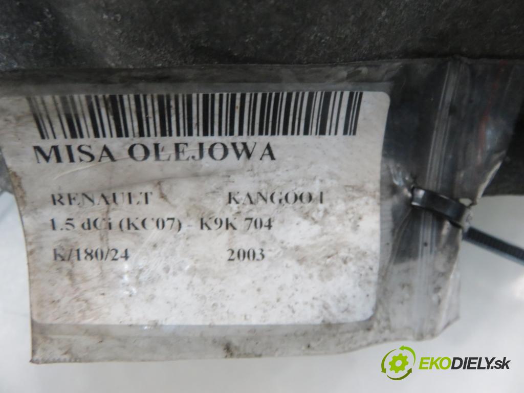 RENAULT KANGOO (KC0/1_) KOMBIVAN 2003 48,00 1.5 dCi 70 - K9K 704 1461,00 Vaňa olejová 8200311346 (Olejové vane)