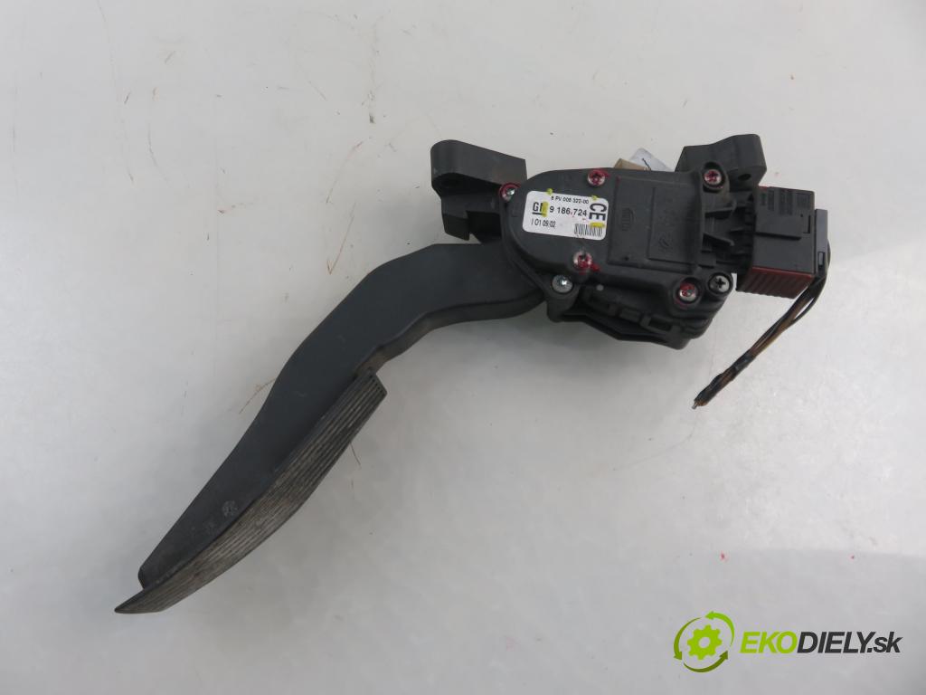 OPEL VECTRA C (Z02) SEDAN 2002 90,00 1.8 16V 122 - Z 18 XE 1796,00 Potenciometer plynového pedálu 9186724CE ; 6PV00832200 (Pedále)