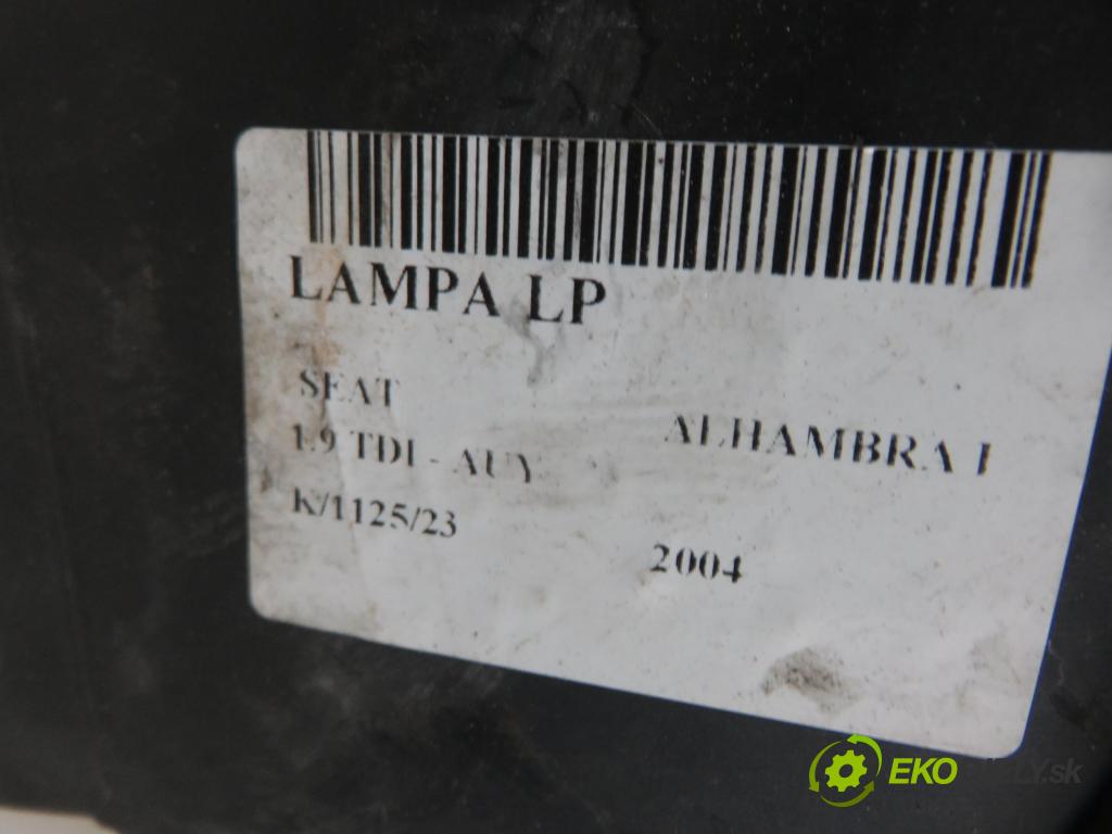 SEAT ALHAMBRA (7V8, 7V9) MINIVAN 2004 85,00 1.9 TDI PD 115 - AUY 1896,00 Svetlo LP 0301182211 ; 7M7941015N
