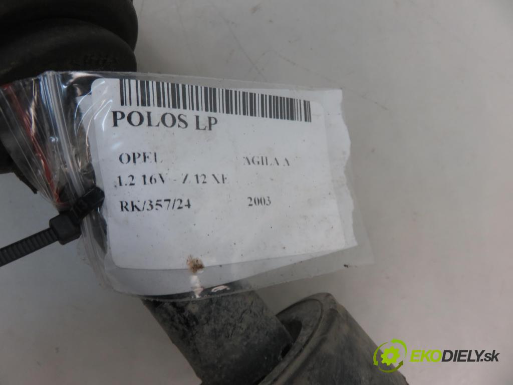 OPEL AGILA (A) (H00) HB 2003 55,00 1.2 16V - Z 12 XE 1199,00 Poloos LP