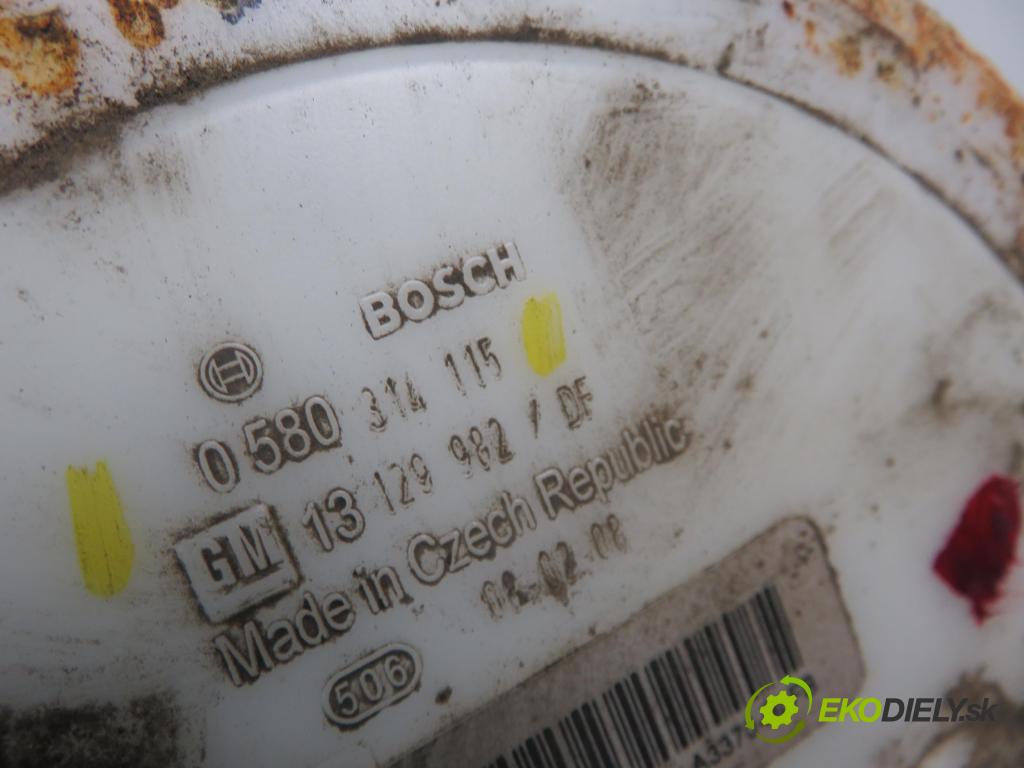 OPEL ZAFIRA B (A05) MINIVAN 2008 85,00 1.6 - Z 16 XER 1598,00 pumpa paliva 0580314115