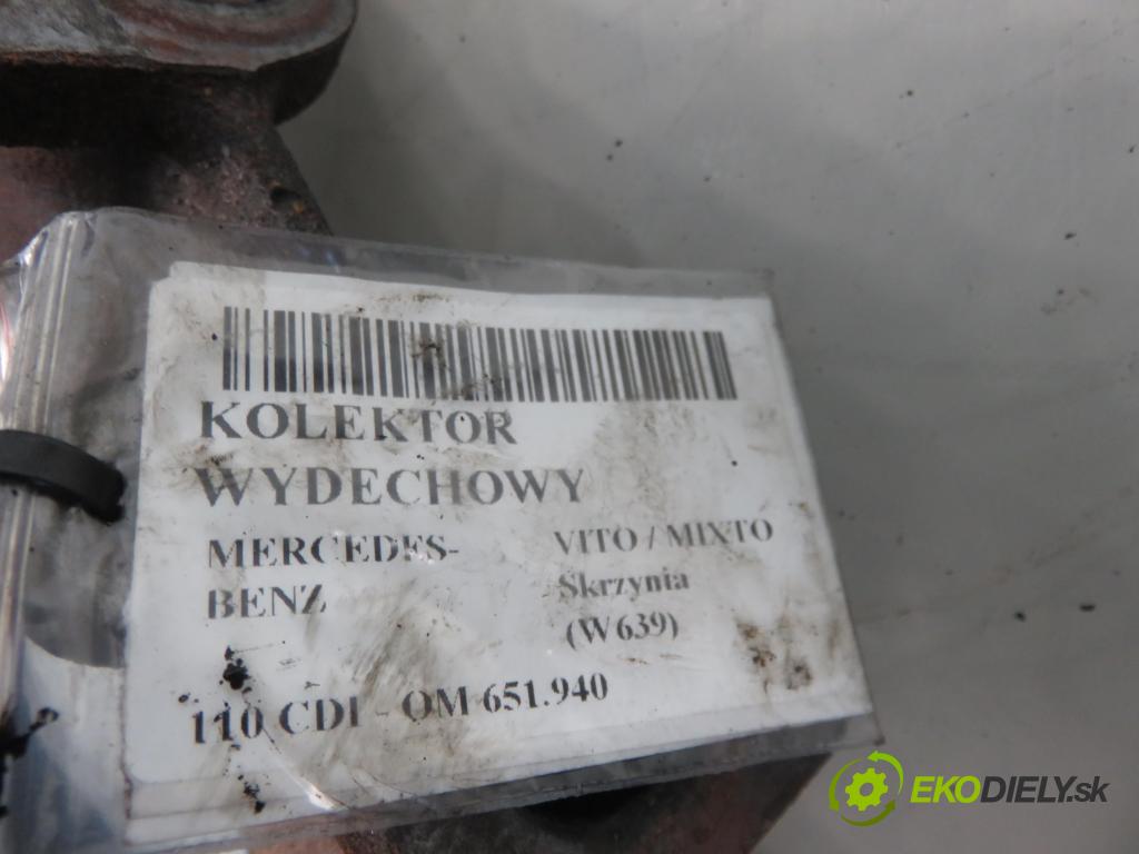 MERCEDES-BENZ VITO / MIXTO Skrzynia (W639) FURGON 2011 70,00 110 CDI - 95 OM 651.940 2143,00 potrubí VYČERPAT: 6511420001 ; 0081532223 (Výfukové potrubí)