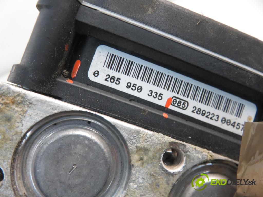 RENAULT MEGANE II (BM0/1_, CM0/1_) HB 2003 83,00 1.6 16V 113 - K4M 760 1598,00 Pumpa ABS 0265950335 (Pumpy ABS)