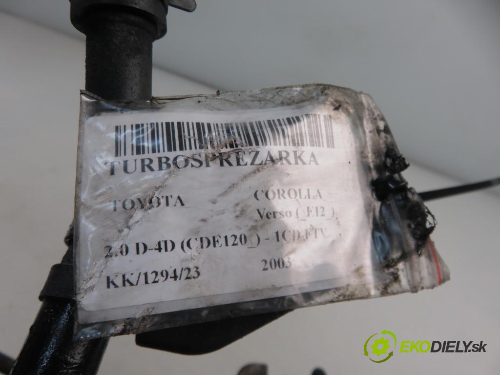 TOYOTA COROLLA Verso (_E12_) MINIVAN 2003 66,00 2.0 D-4D (CDE120_) - 1CD-FTV 1995,00 Turbodúchadlo 1720127050 (Turbodúchadlá (kompletné))
