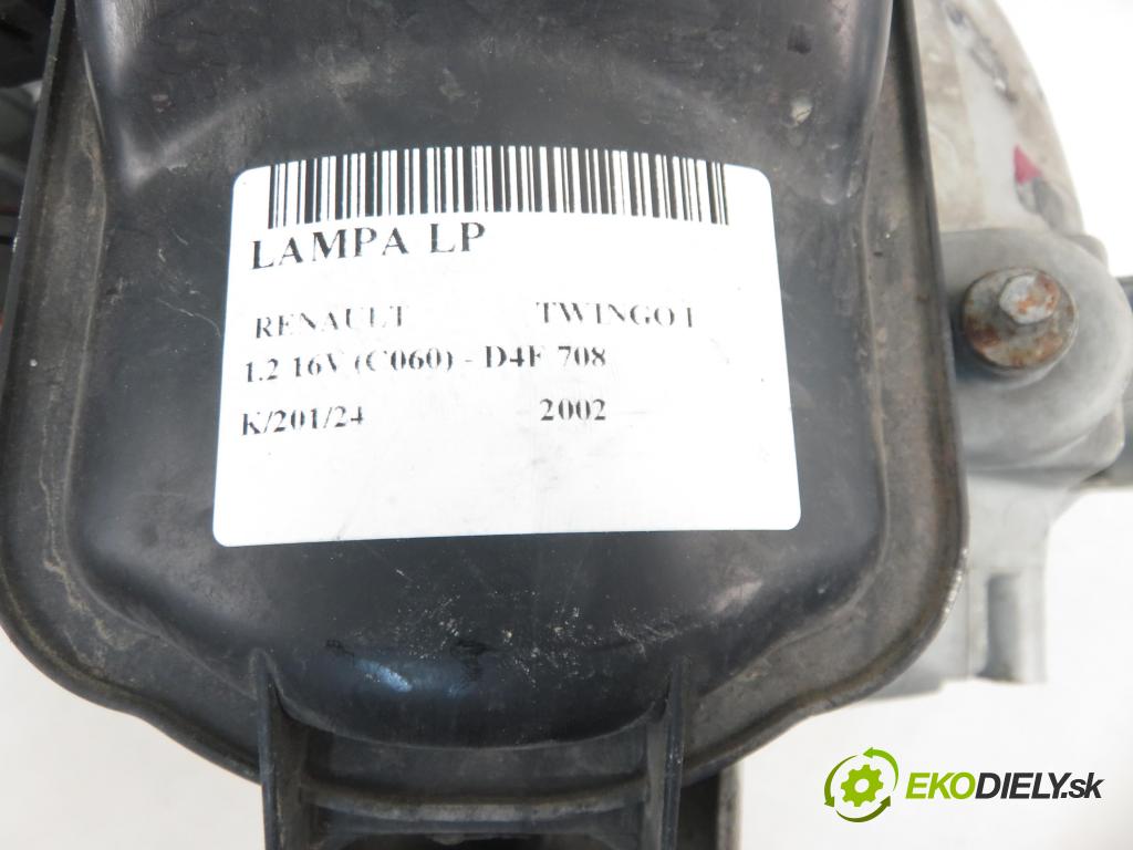 RENAULT TWINGO I (C06_) HB 2002 44,00 1.2 16V (C060) - D4F 708 1149,00 Svetlo LP