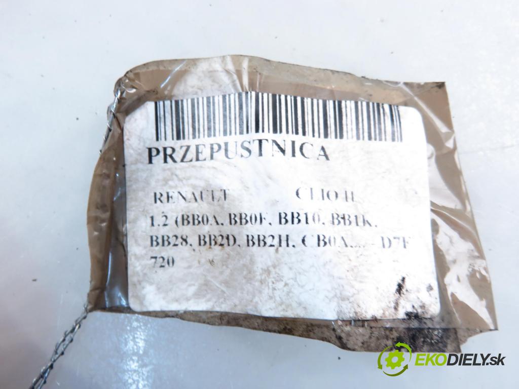 RENAULT CLIO II (BB_, CB_) HB 2002 55,00 1.2 16V (BB05, BB0W, BB11, BB27, BB2T, BB2U, BB2V, 1149,00 Škrtiaca klapka 8200166870 (Škrtiace klapky)