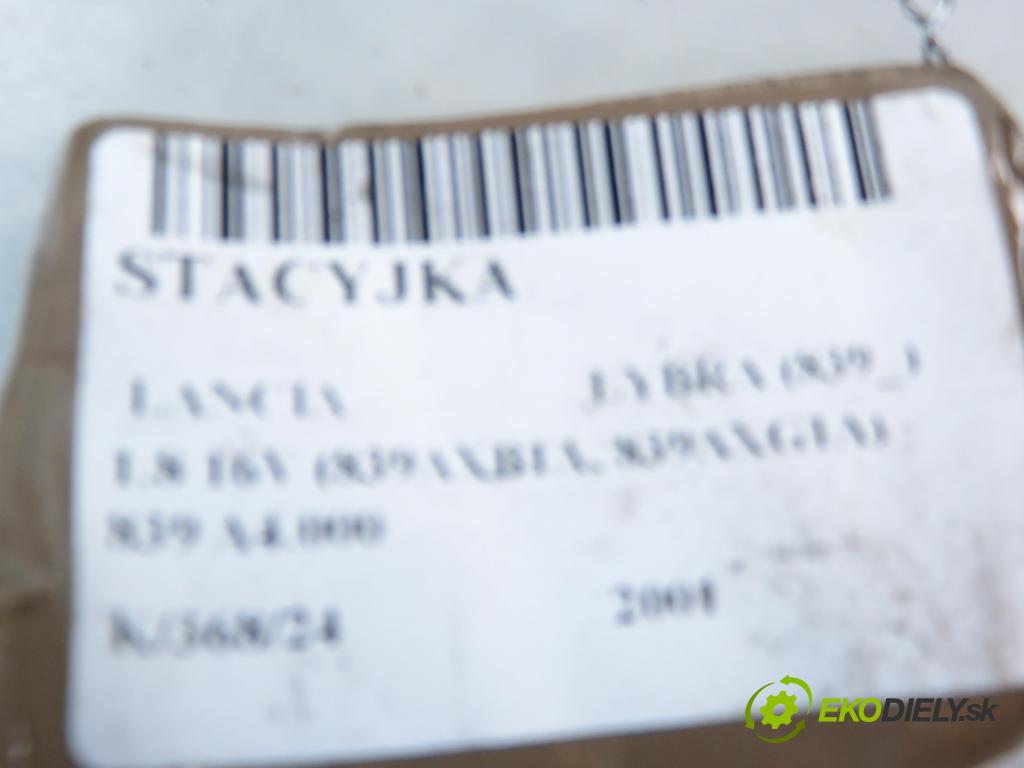 LANCIA LYBRA (839_) SEDAN 2001 96,00 1.8 16V (839AXB1A, 839AXG1A) - 839 A4.000 1747,00 spinačka 05521B365 (Spínacie skrinky a kľúče)