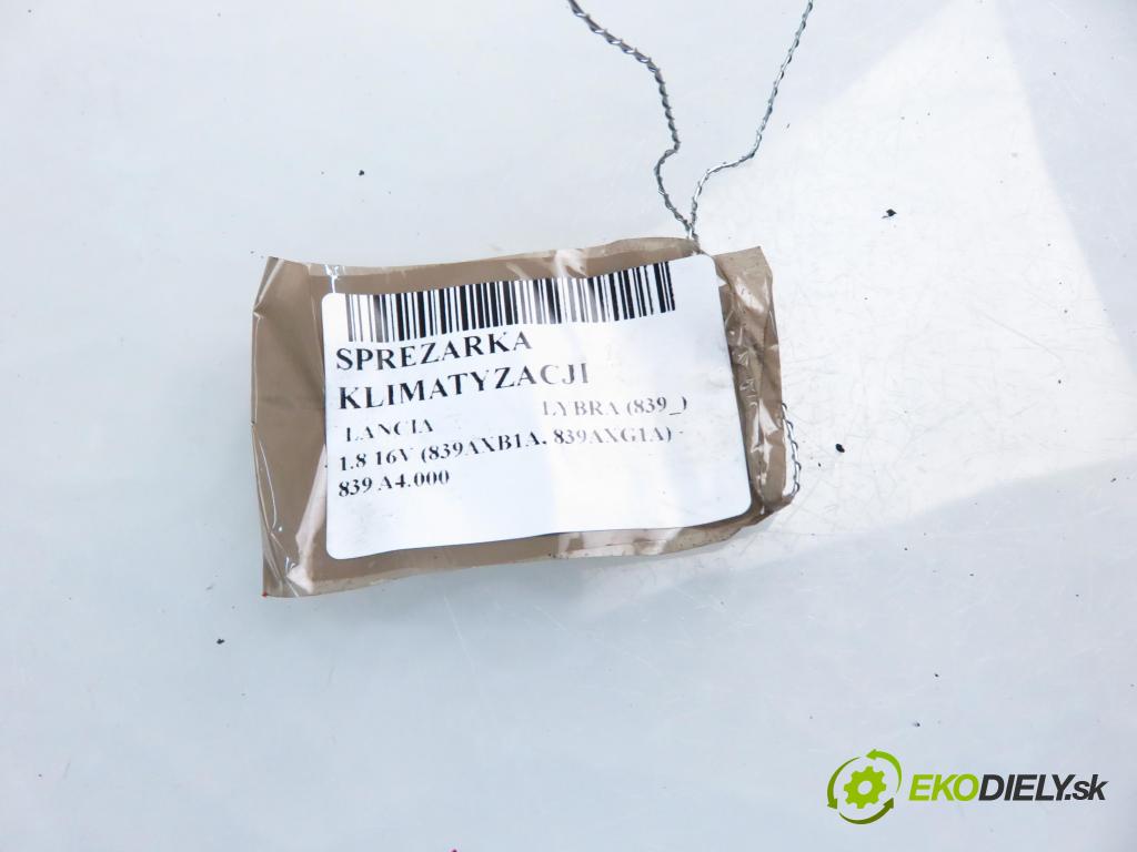 LANCIA LYBRA (839_) SEDAN 2001 96,00 1.8 16V (839AXB1A, 839AXG1A) - 839 A4.000 1747,00 KOMPRESOR: klimatizace SD7V16 (Kompresory)