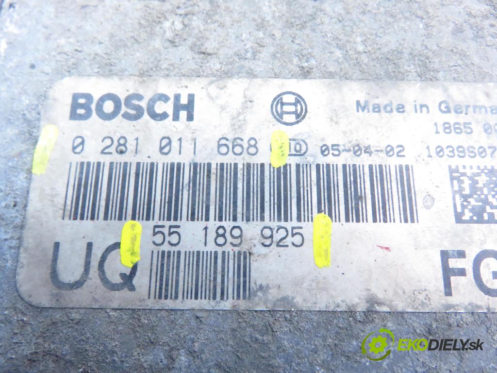 OPEL ASTRA H GTC (L08) HB 2005 110,00 1.9 CDTi - Z 19 DTH 1910,00 Riadiaca jednotka Motor 55189925 ; 0281011668
