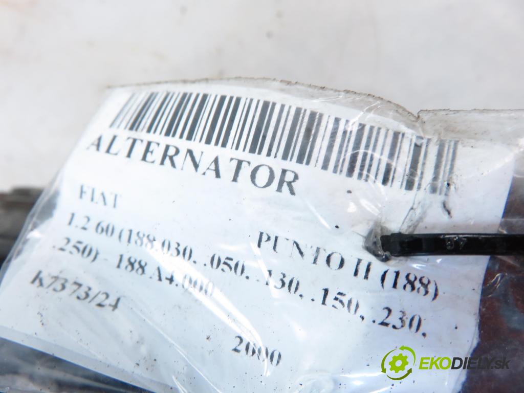 FIAT PUNTO (188_) HB 2000 44,00 1.2 60 - 188 A4.000 1242,00 Alternátor 46813059 (Alternátory)