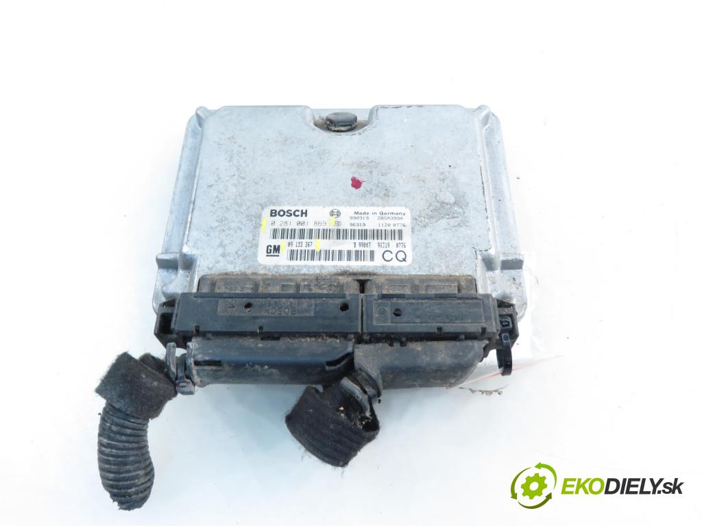 OPEL ASTRA G liftback (T98) HB 1999 60,00 2.0 DI - Y 20 DTL 1995,00 Riadiaca jednotka Motor 09133267 ; 0281001869