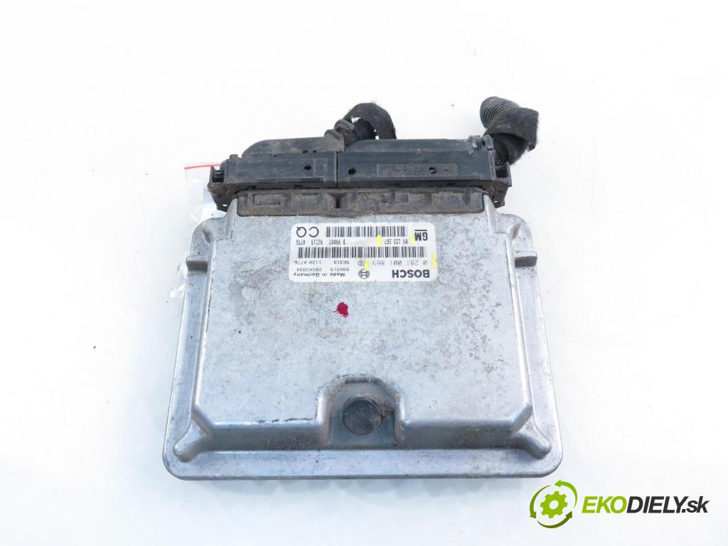 OPEL ASTRA G liftback (T98) HB 1999 60,00 2.0 DI - Y 20 DTL 1995,00 Riadiaca jednotka Motor 09133267 ; 0281001869