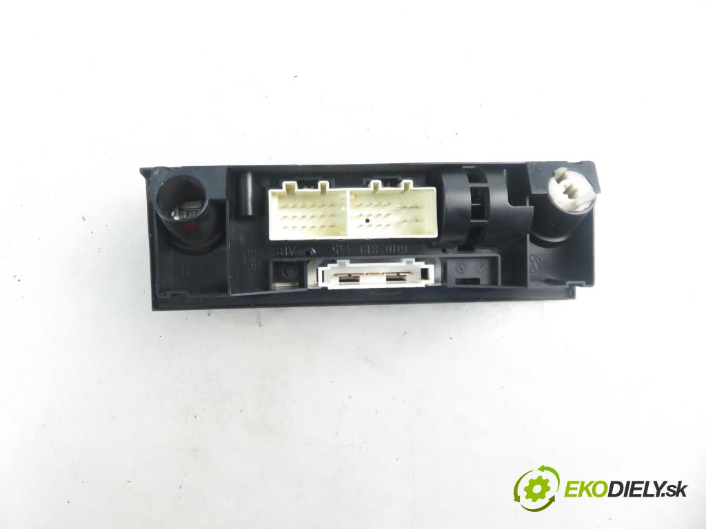 SKODA FABIA I Combi (6Y5) KOMBI 2002 74,00 1.9 TDI - ATD 1896,00 Panel topení KLIMATIZACE: