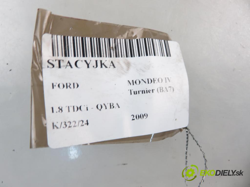 FORD MONDEO IV Turnier (BA7) KOMBI 2009 92,00 1.8 TDCi 125 - QYBA 1753,00 spinačka 3M513F880AD ; 6E5T15607BA (Spínacie skrinky a kľúče)
