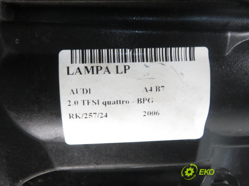 AUDI A4 (8EC, B7) SEDAN 2006 147,00 2.0 TFSI quattro - BPG 1984,00 Svetlo LP 8E0941003AM ; 0301219271