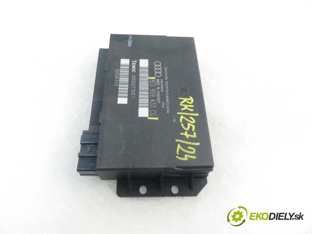 AUDI A4 (8EC, B7) SEDAN 2006 147,00 2.0 TFSI quattro - BPG 1984,00 MODUL komfortu 8E0959433CG