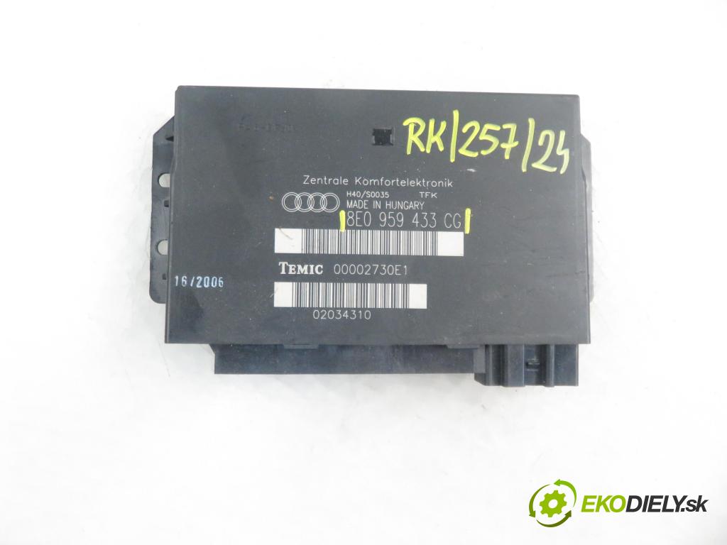 AUDI A4 (8EC, B7) SEDAN 2006 147,00 2.0 TFSI quattro - BPG 1984,00 MODUL komfortu 8E0959433CG