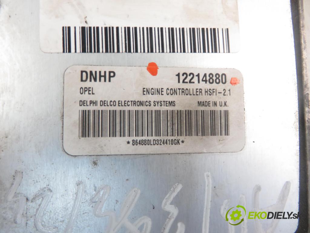 OPEL ZAFIRA A Nadwozie Wielkopojemne (MPV) (T98)  MINIVAN 2003 74,00 1.6 16V - Z 16 XE 1598,00 Riadiaca jednotka Motor 12214880