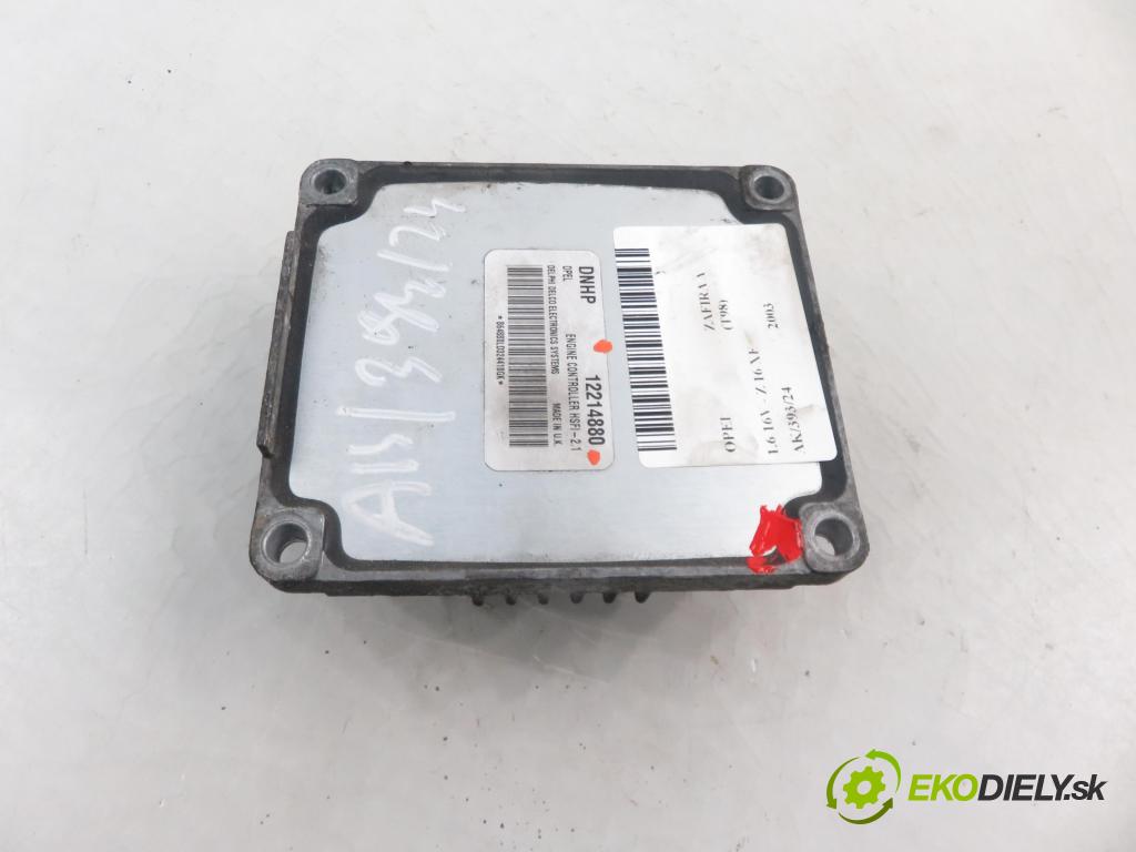 OPEL ZAFIRA A Nadwozie Wielkopojemne (MPV) (T98) MINIVAN 2003 74,00 1.6 16V - Z 16 XE 1598,00 Riadiaca jednotka Motor 12214880