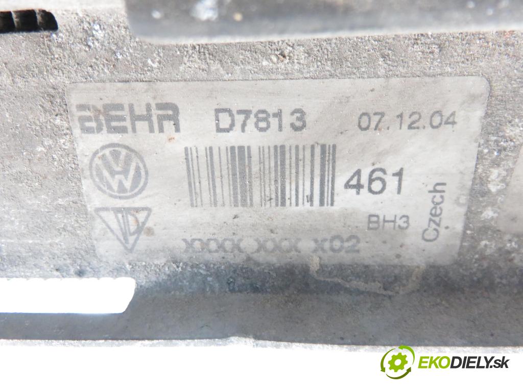 VW TOUAREG (7LA, 7L6, 7L7) SUV 2005 230,00 5.0 V10 TDI PD 313 - AYH 4921,00 chladič vody 7L6121253F