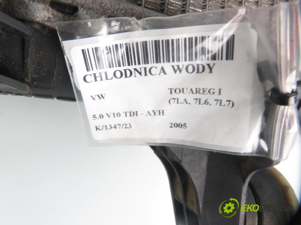 VW TOUAREG (7LA, 7L6, 7L7) SUV 2005 230,00 5.0 V10 TDI PD 313 - AYH 4921,00 chladič vody 7L6121253F